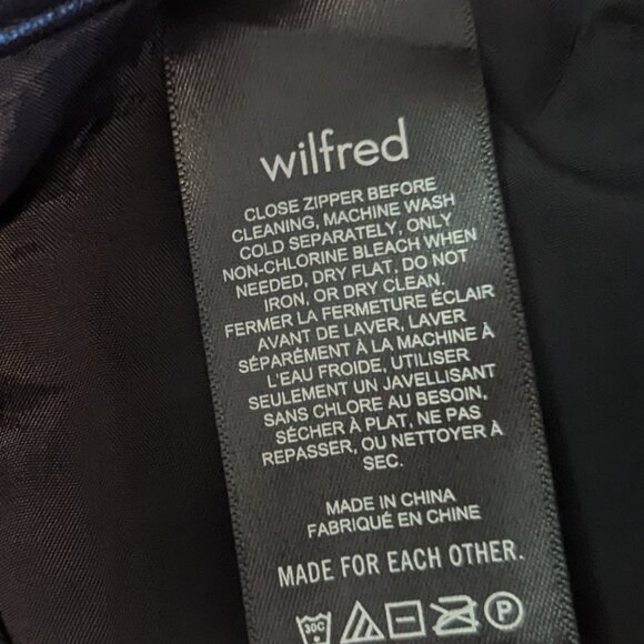 Aritzia Wilfred Melina Faux Leather Pants High Rise Straight Leg Minimal Vegan - Picture 6 of 10